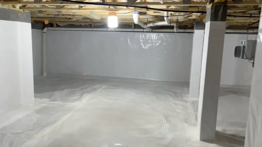 Crawl space jack installation services in Indianapolis.