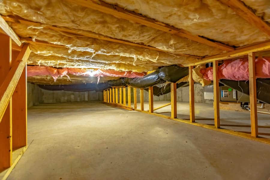 Crawl space post pier repair services in Indianapolis.